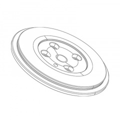 Placa 1300-016-034 pentru turbina KKK model K03  K04  K04VGT