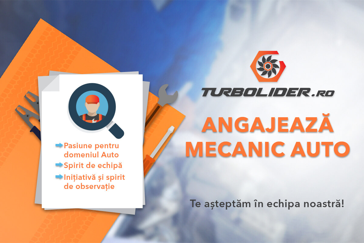 Turbolider.ro angajează mecanic auto